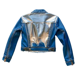 Metallic Denim Jacket PNG Lix