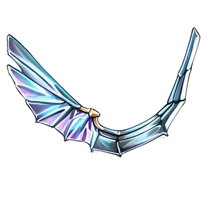 Metallic Dragon Wings PNG 75