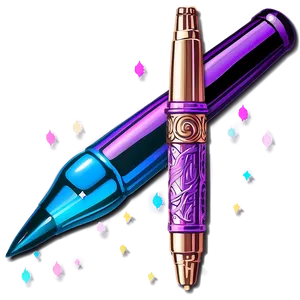 Metallic Flair Pen PNG Rdr
