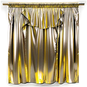 Metallic Foil Curtain Png Gbr11 PNG image