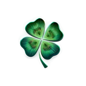 Metallic Four Leaf Clover PNG 30 PNG