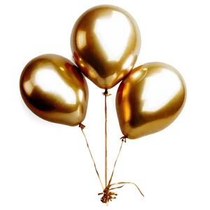 Metallic Gold Balloons Png Jcn PNG image