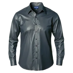 Metallic Grey Blank Shirt PNG 06272024