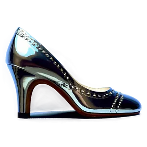 Metallic Heel PNG Mun PNG