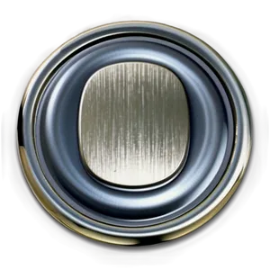 Metallic Home Button PNG 75