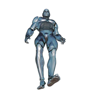 Metallic Humanoid Figure