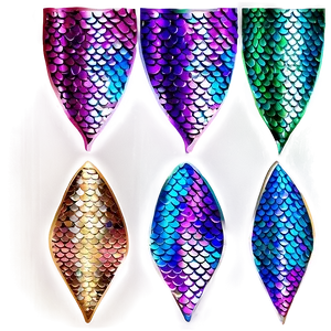 Metallic Mermaid Scales Effect Png Rji PNG image