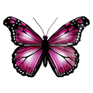 Metallic Pink Butterfly PNG 05232024 PNG