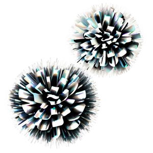 Metallic Pom Poms Png 32 PNG image