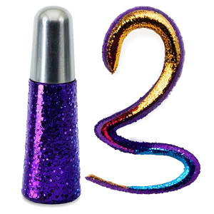 Metallic Purple Glitter PNG 85