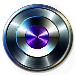 Metallic Record Record Button PNG 52