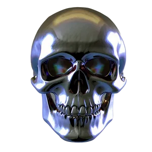 Metallic Skull Model Png C PNG image