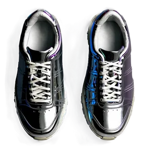 Metallic Sneakers PNG Vew PNG