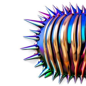 Metallic Spikes Detail Png Fue PNG image