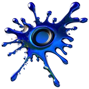 Metallic Splat PNG 87 PNG