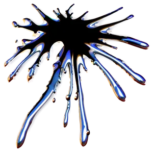 Metallic Splat PNG Svy84 PNG