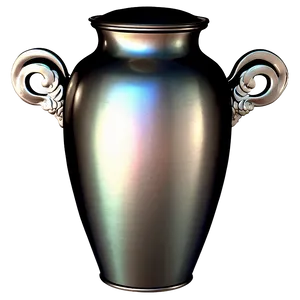 Metallic Urn PNG 06132024