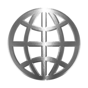 Metallic World Icon