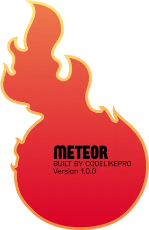 Meteor Logo Code Like Pro Version1.0.0 PNG image