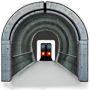 Metro Tunnel Entrance Png 06252024 PNG image