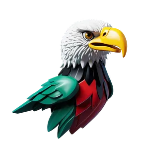 Mexican Eagle 3d PNG 06132024