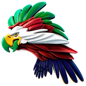 Mexican Eagle 3d PNG 12