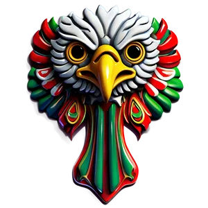 Mexican Eagle 3d PNG 33