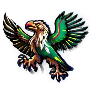 Mexican Eagle Historical Emblem PNG 10