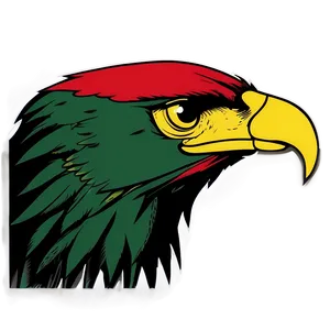 Mexican Eagle In Pop Art PNG 06132024