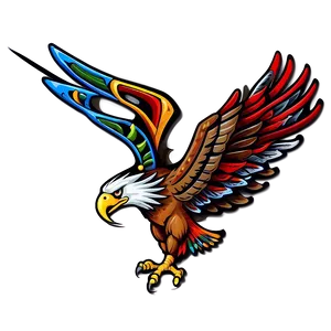 Mexican Eagle Tattoo Design Png App PNG image