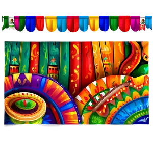 Mexican Fiesta Background PNG Lty PNG