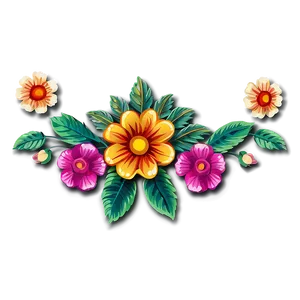 Mexican Floral Prints Png 06202024 PNG image