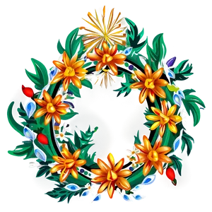 Mexican Floral Wreath PNG Eeh64 PNG