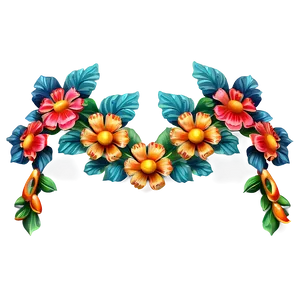 Mexican Flower Garlands Png 06202024 PNG image