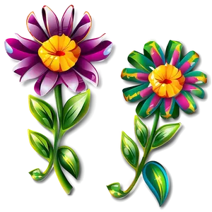 Mexican Flowers Clipart PNG Oan42 PNG