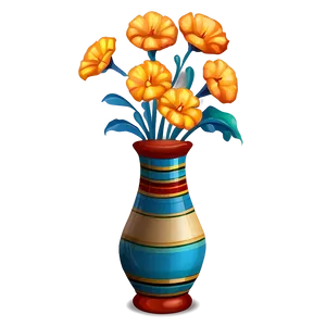 Mexican Flowers In Vases PNG 31 PNG