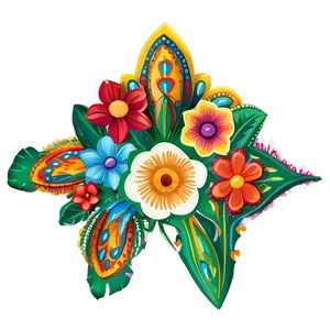 Mexican Flowers Wedding Theme PNG Pol31 PNG
