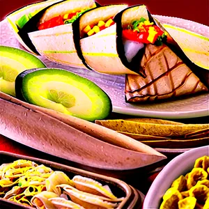 Mexican Food Buffet PNG Ivf