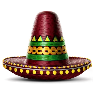 Mexican Hat For Party Png 06122024 PNG image