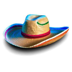 Mexican Hat Illustration PNG Smc