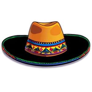 Mexican Hat Vector PNG 61