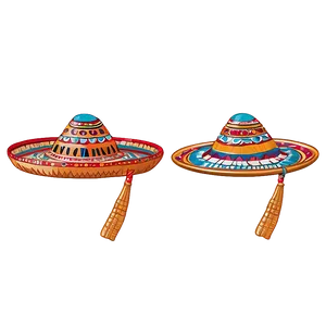 Mexican Hat With Cultural Motifs PNG Ien PNG
