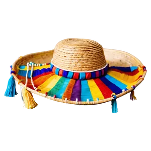 Mexican Hat With Tassels Png Yvp PNG image