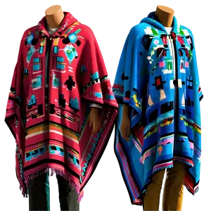 Mexican Poncho As Art PNG 9