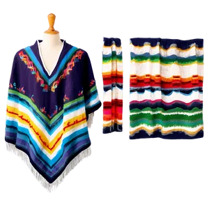 Mexican Poncho Blanket Style Png 85 PNG image