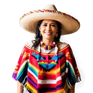Mexican Poncho Cultural Pride PNG 06282024 PNG