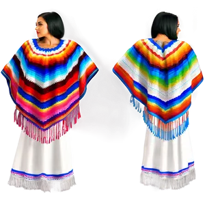 Mexican Poncho Fashion Statement PNG Jab33 PNG