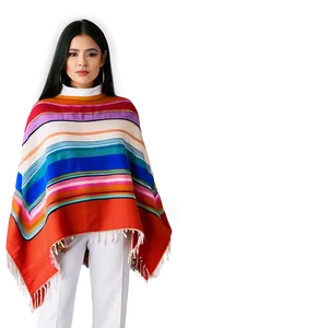 Mexican Poncho Inspired Look PNG 06282024 PNG