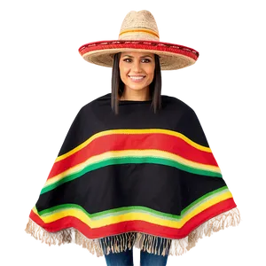 Mexican Poncho Tradition Showcase Png 52 PNG image