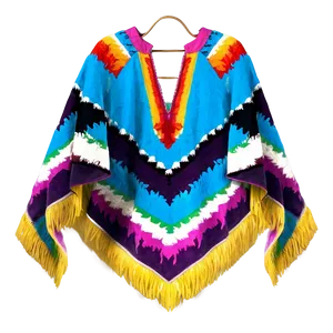 Mexican Poncho With Fringe PNG Kvd79 PNG